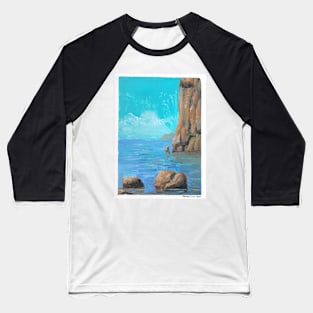 Ocean Cliffs Baseball T-Shirt